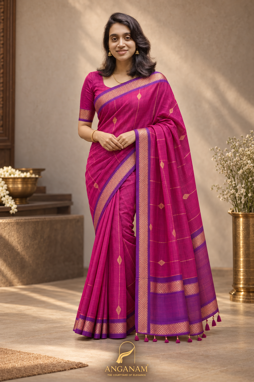 Handloom Maheswari Silk-MH03