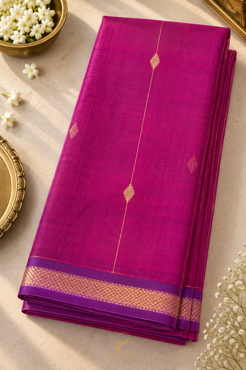 Handloom Maheswari Silk-MH03 - Image 2