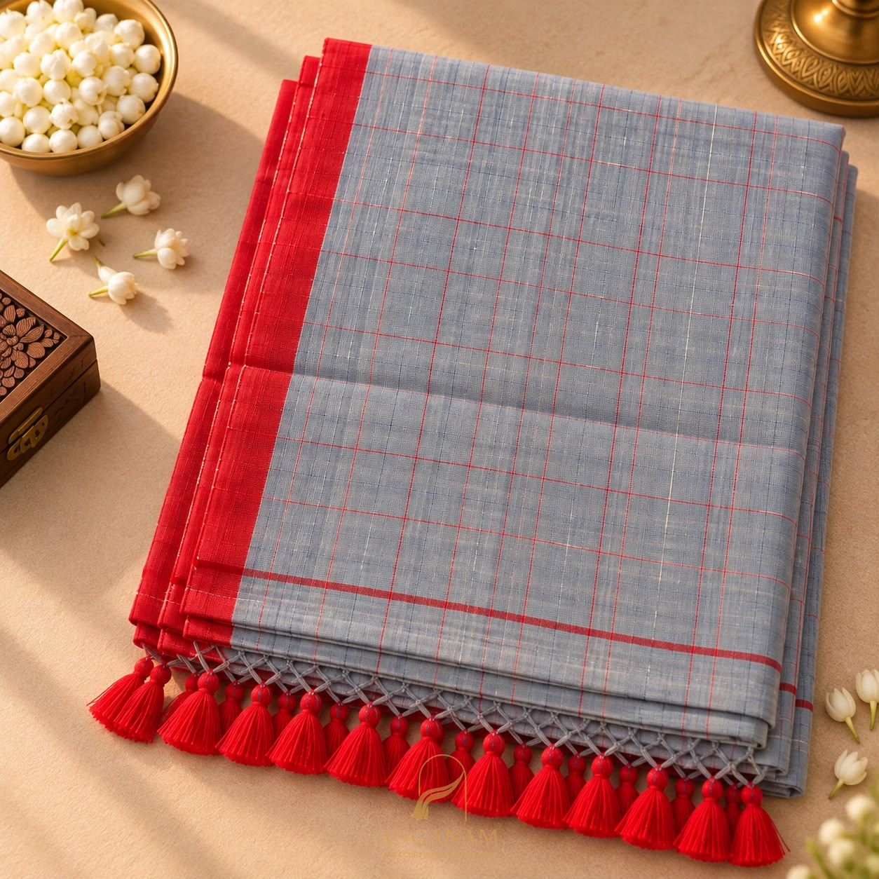 Handwoven Mul Cotton -MUL06 - Image 3